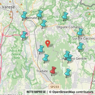 Mappa Strada Val Moriggiola Della, 21040 Venegono Superiore VA, Italia (4.77462)