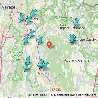 Mappa Strada Val Moriggiola Della, 21040 Venegono Superiore VA, Italia (4.62929)
