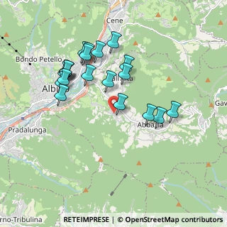 Mappa Via Cà Bianca, 24021 Albino BG, Italia (1.8075)