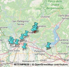 Mappa Via Cà Bianca, 24021 Albino BG, Italia (13.11333)