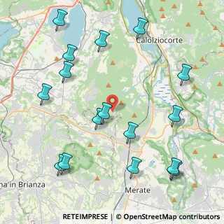 Mappa Via Alessandro Manzoni, 23889 Santa Maria Hoè LC, Italia (5.02938)