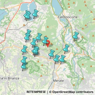 Mappa Via Alessandro Manzoni, 23889 Santa Maria Hoè LC, Italia (3.91105)