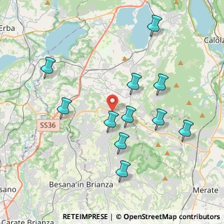 Mappa SS342, 23890 Barzago LC, Italia (3.91727)