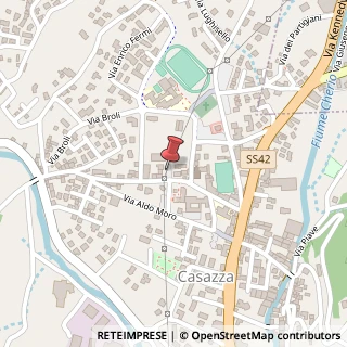 Mappa Via Don L. Zinetti, 4/A, 24060 Casazza, Bergamo (Lombardia)