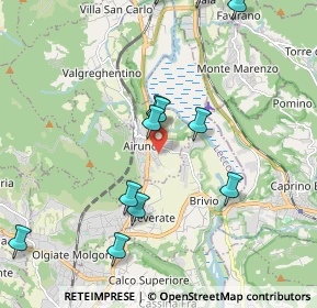 Mappa Via Consorziale, 23881 Airuno LC, Italia (2.45714)