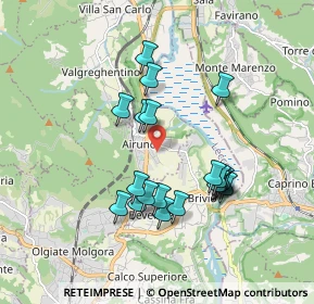 Mappa Via Consorziale, 23881 Airuno LC, Italia (1.6235)