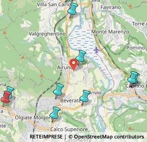 Mappa Via Consorziale, 23881 Airuno LC, Italia (2.86364)