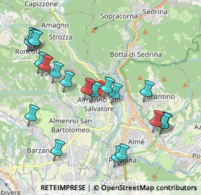 Mappa Via Virano, 24031 Almenno San Salvatore BG, Italia (2.198)