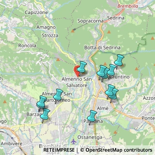 Mappa Via Virano, 24031 Almenno San Salvatore BG, Italia (2.03667)