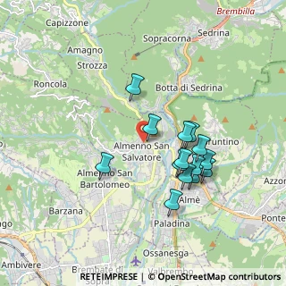 Mappa Via Virano, 24031 Almenno San Salvatore BG, Italia (1.59143)
