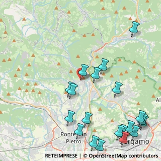 Mappa Via Virano, 24031 Almenno San Salvatore BG, Italia (5.7625)