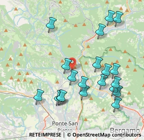 Mappa Via Virano, 24031 Almenno San Salvatore BG, Italia (4.201)