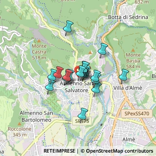Mappa Via Virano, 24031 Almenno San Salvatore BG, Italia (0.522)