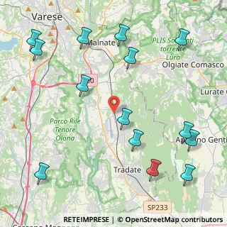 Mappa Via Fratelli Cervi, 21040 Venegono Superiore VA, Italia (5.45)