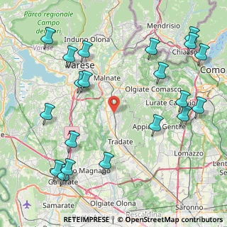 Mappa Via Fratelli Cervi, 21040 Venegono Superiore VA, Italia (10.71)