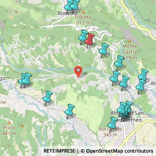 Mappa Via Brigata Partigiani Albenza, 24030 Almenno San Bartolomeo BG, Italia (1.4145)