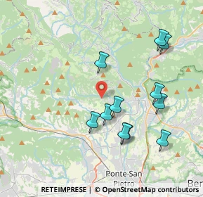 Mappa Via Brigata Partigiani Albenza, 24030 Almenno San Bartolomeo BG, Italia (3.78455)