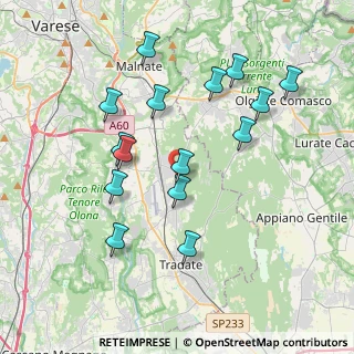 Mappa Via Asiago, 21040 Venegono Superiore VA, Italia (3.762)