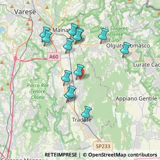 Mappa Via Asiago, 21040 Venegono Superiore VA, Italia (3.68231)