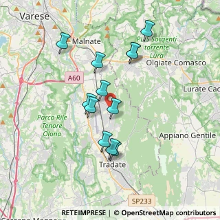 Mappa Via Asiago, 21040 Venegono Superiore VA, Italia (3.27333)