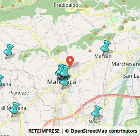 Mappa Via Ponte Quarello, 36063 Marostica VI, Italia (2.08364)