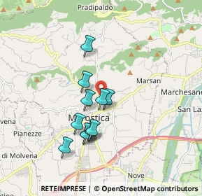 Mappa Via Ponte Quarello, 36063 Marostica VI, Italia (1.46091)