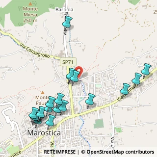Mappa Via Ponte Quarello, 36063 Marostica VI, Italia (0.639)