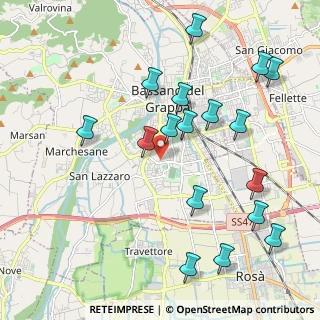 Mappa Via A. Rosmini, 36061 Bassano del Grappa VI, Italia (2.25588)