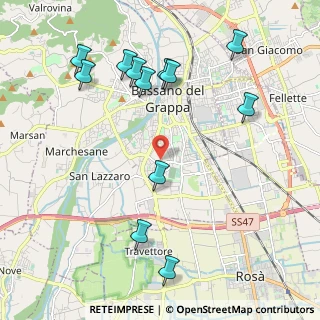 Mappa Via A. Rosmini, 36061 Bassano del Grappa VI, Italia (2.35083)