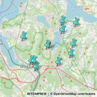 Mappa Via Fornace, 21020 Mercallo VA, Italia (4.00727)