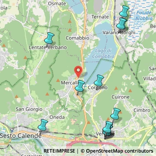 Mappa Via Fornace, 21020 Mercallo VA, Italia (3.08846)