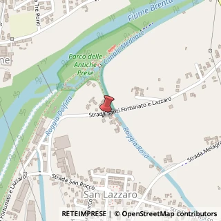 Mappa Strada SS. Fortunato e Lazzaro, 77, 36061 Bassano del Grappa, Vicenza (Veneto)