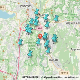 Mappa Via Dante Alighieri, 21043 Castiglione Olona VA, Italia (3.089)