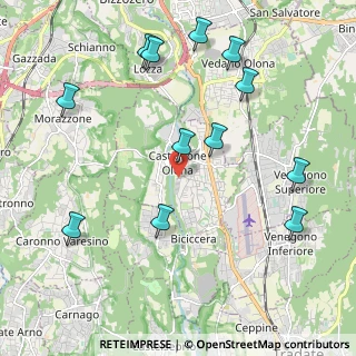 Mappa Via Dante Alighieri, 21043 Castiglione Olona VA, Italia (2.37167)