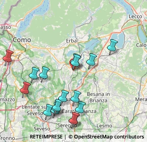 Mappa Via Nava, 22040 Lurago D'erba CO, Italia (8.66824)