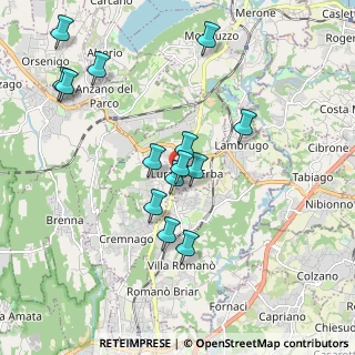 Mappa Via Nava, 22040 Lurago D'erba CO, Italia (1.84643)