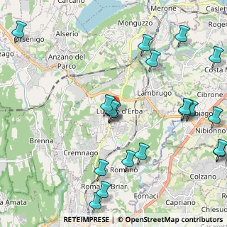 Mappa Via Nava, 22040 Lurago D'erba CO, Italia (2.638)