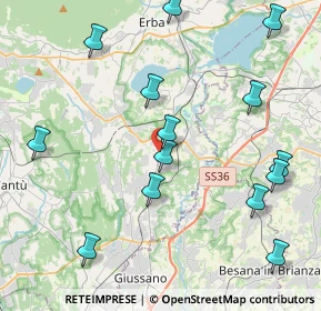 Mappa Via Nava, 22040 Lurago D'erba CO, Italia (4.80786)