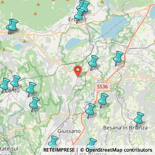 Mappa Via Nava, 22040 Lurago D'erba CO, Italia (6.60625)