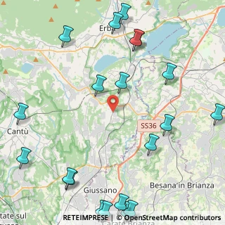 Mappa Via Nava, 22040 Lurago D'erba CO, Italia (6.161)