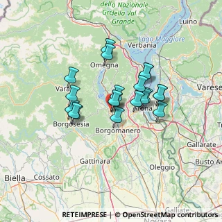 Mappa Via Monte Bianco, 28024 Gozzano NO, Italia (10.326)