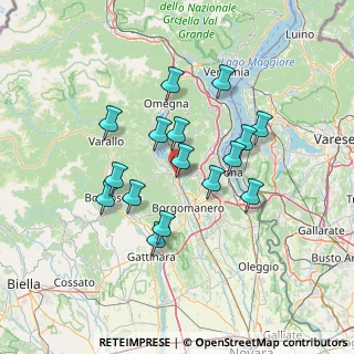 Mappa Via Monte Bianco, 28024 Gozzano NO, Italia (11.96375)