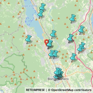Mappa Via Monte Bianco, 28024 Gozzano NO, Italia (4.6425)
