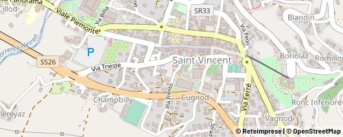 Mappa Saint-Vincent