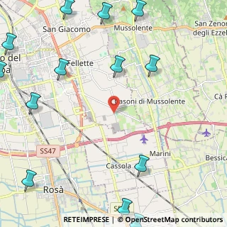 Mappa Via San Pio X, 36060 Romano D'ezzelino VI, Italia (3.52357)