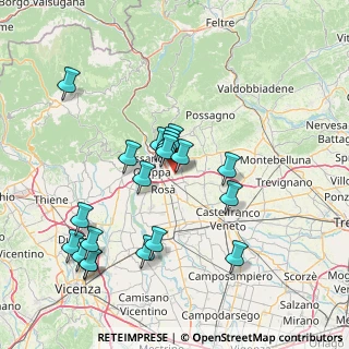 Mappa Via San Pio X, 36060 Romano D'ezzelino VI, Italia (15.03)