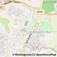 Mapa Lurago d'Erba