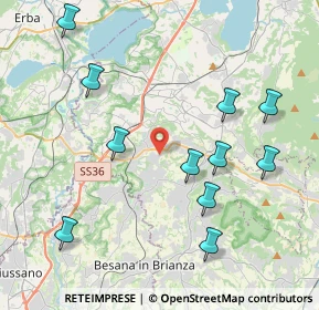 Mappa Via Lavello, 23892 Bulciago LC, Italia (4.41182)