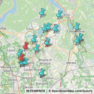 Mappa Via Lavello, 23892 Bulciago LC, Italia (9.1415)