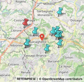 Mappa Via Lavello, 23892 Bulciago LC, Italia (1.51917)
